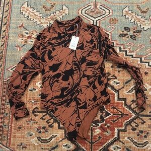 Black and Brown Patterned Bodysuit